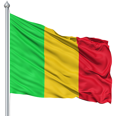 mali waving flag image
