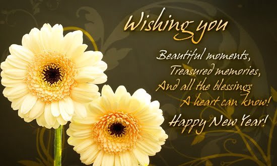 beautiful new year card image