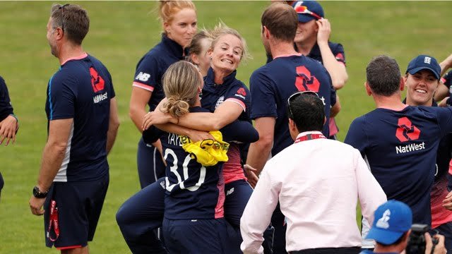 England Wins Women's World Cup 2017 Celebrations