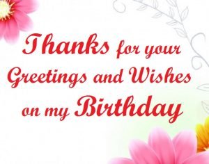 Thank You for Birthday Wishes Images | Birthday Wishes Reply