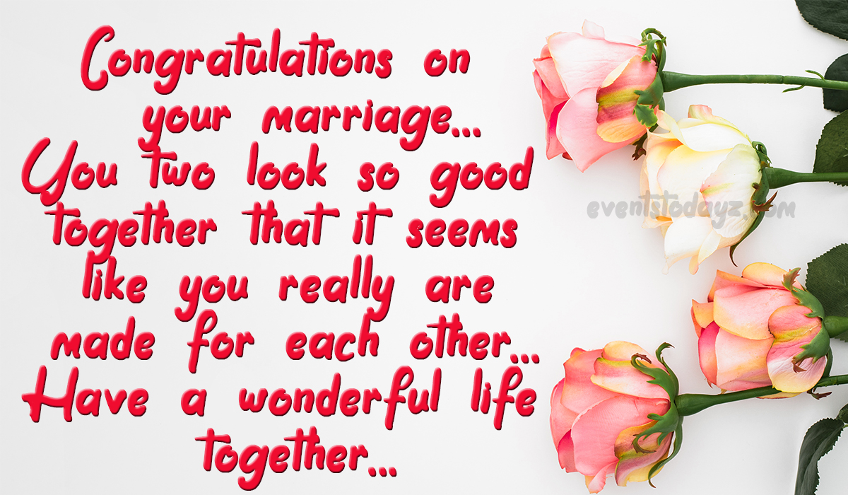 Happy Married Life Wishes & Messages With Images