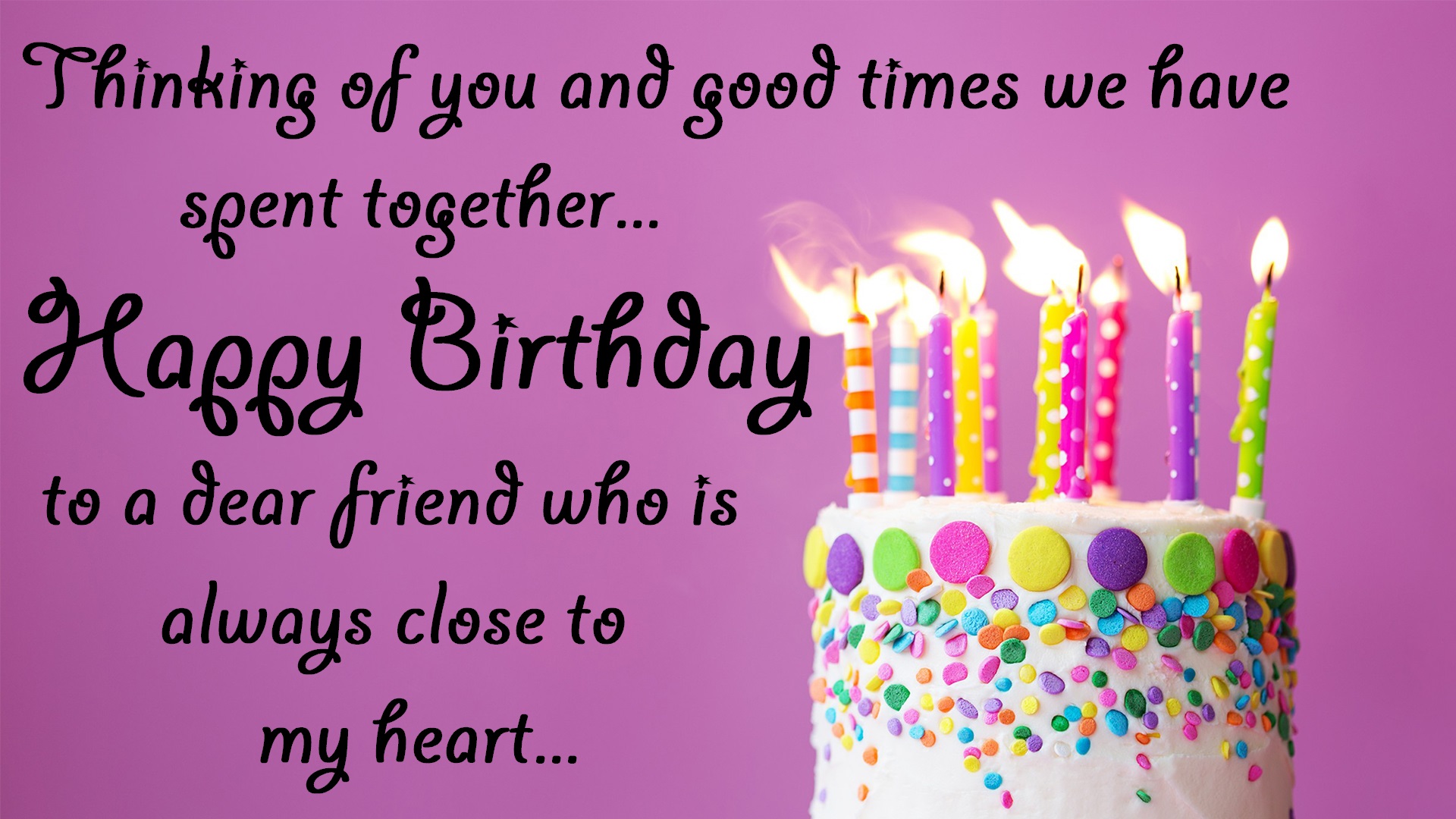 Happy Birthday Wishes For a Friend HD Images & Pictures free download