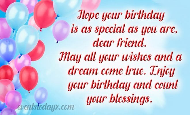 Happy Birthday Wishes For Friend | Birthday Quotes for Friend