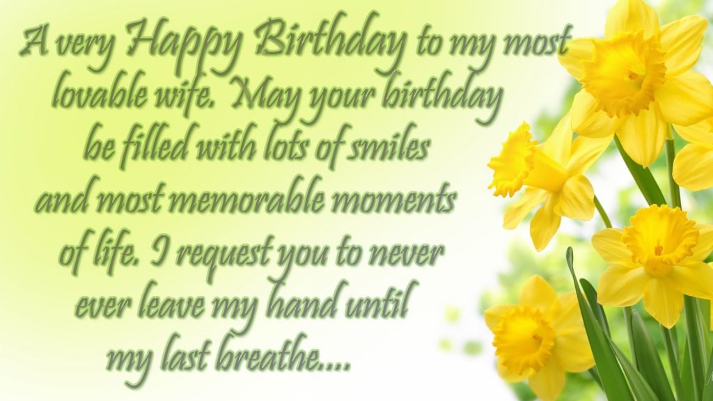 Happy Birthday Wishes & Messages For Wife With Images