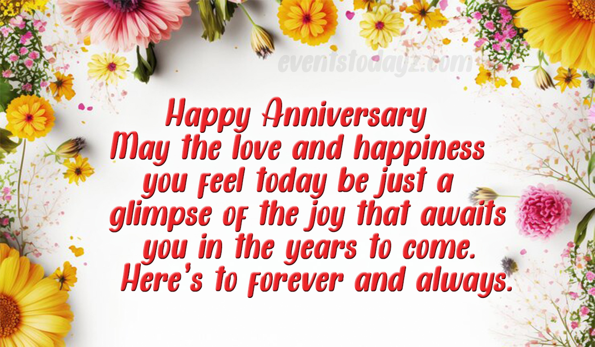 Happy Anniversary Wishes, Greetings & Messages With Images