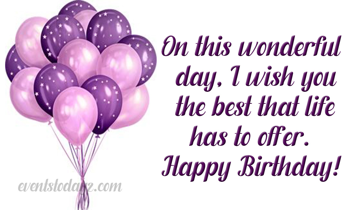 Short Birthday Wishes & Greetings Images Free Download