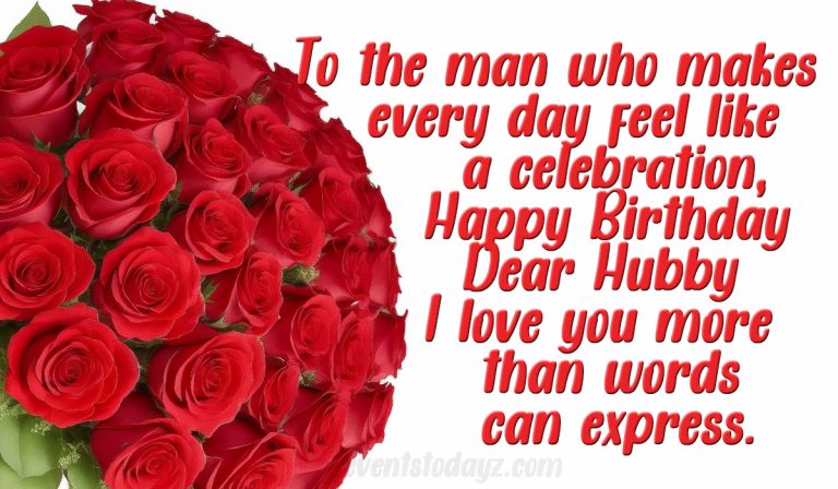 Romantic Birthday Wishes For Husband | Happy Birthday Husband