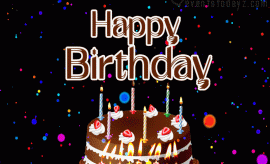 Happy Birthday Moving Images & GIF Animations | Birthday Greetings