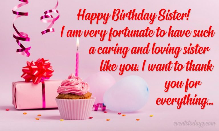 Birthday Wishes For Sister | Happy Birthday Sister Images