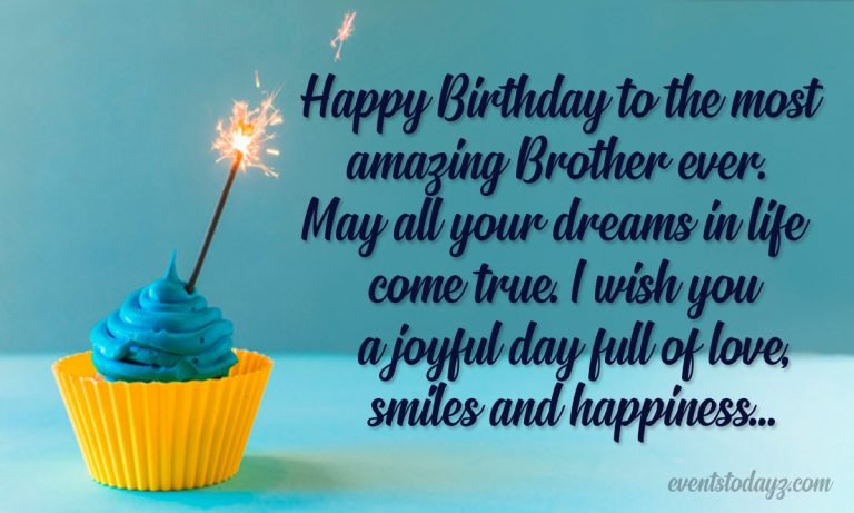 Birthday Wishes For Brother | Happy Birthday Brother Images