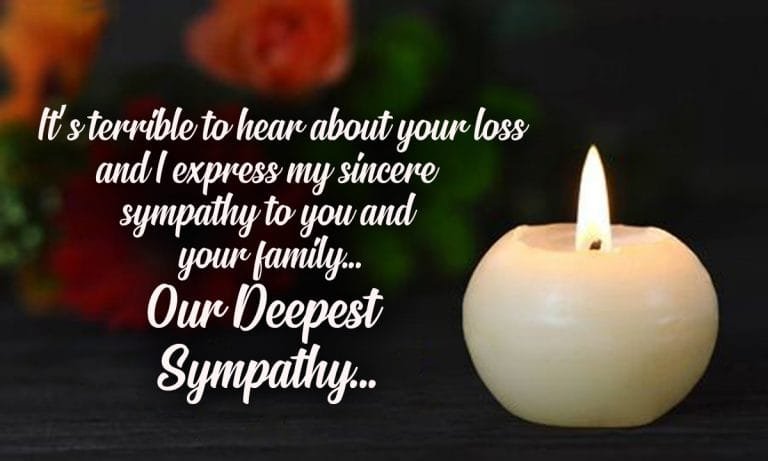 Condolences Quotes & Sympathy Messages Images Free Download