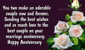 Happy Anniversary Wishes, Greetings, Messages & Images 2024