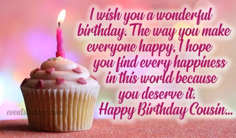 Happy Birthday Cousin | Birthday Wishes & Messages For Cousin