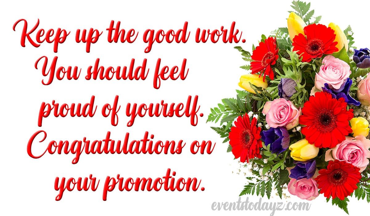 Congratulations On Your Promotion Messages & Wishes