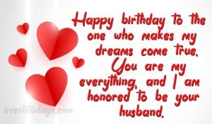 Heart Touching Birthday Wishes For Wife 