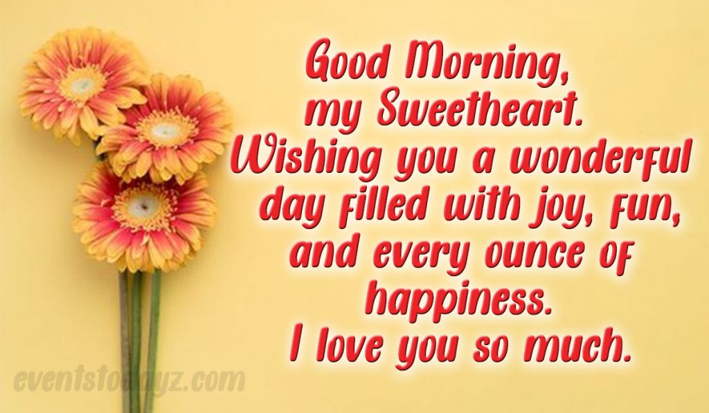 Good Morning Love Messages With Images